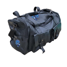 Load image into Gallery viewer, Personalized Embroidered PU Leather Duffel Bag | Extra Large Weekender &amp; Overnight Travel Bag