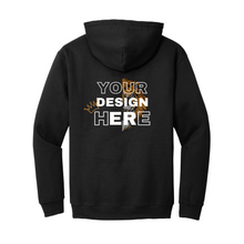 Load image into Gallery viewer, White Custom Pull Over Hoodie personalize embroidery with Graphic or Text
