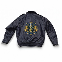 Load image into Gallery viewer, Custom Embroidered Bomber Jacket – Personalized Family Crest Workwear &amp; Outdoor Jacket