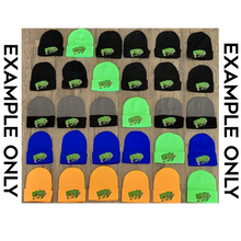 Load image into Gallery viewer, Knit Beanie Winter Cuff Hat with Custom Embroidery With Digitizing or Text